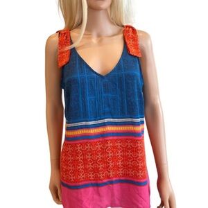 CABI SHOULDER TIE NOMAD PRINT TOP - Large